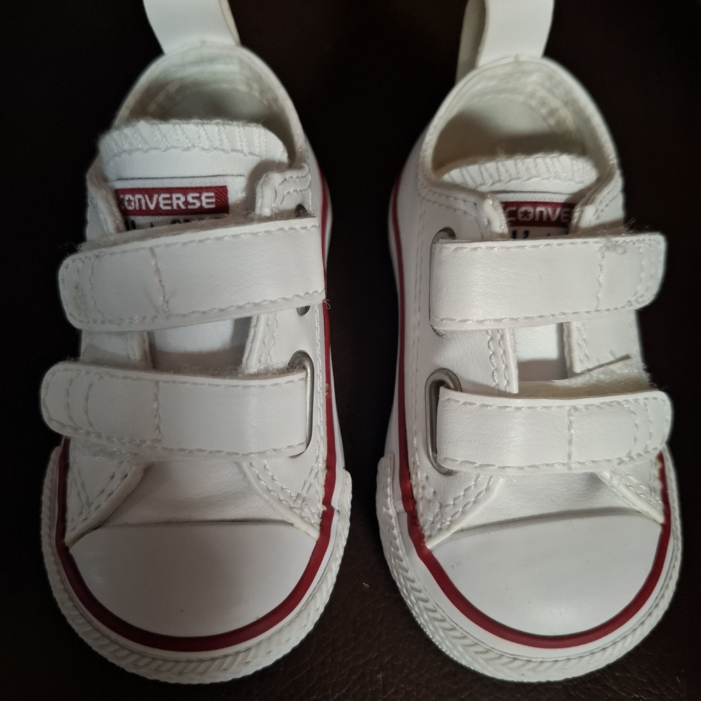Converse White Baby Shoes Size 3